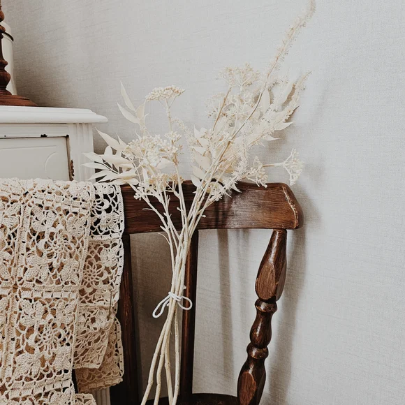 Cream Faux Flower Bundle - Picture 2 of 3